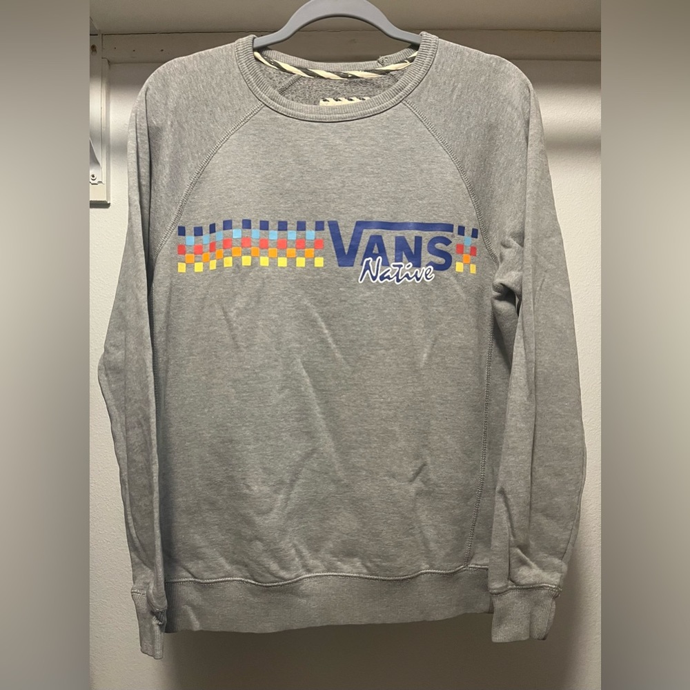 Vans Off The Wall Native Crewneck Sweatshirt Size Small Unisex